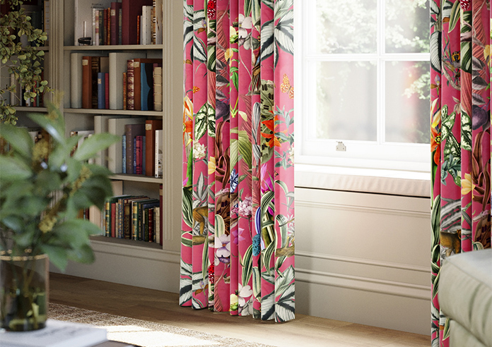 Barbados, Flamingo Pink - Made to Measure Curtain - Image 5